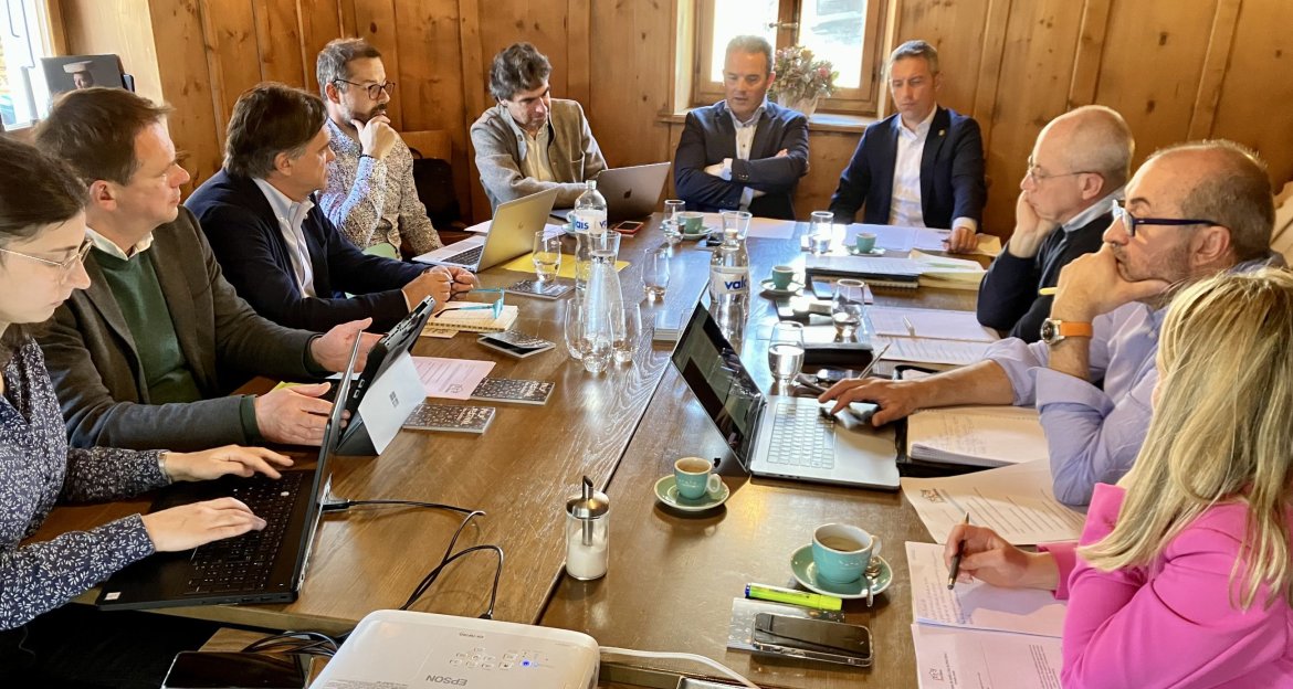 03.05.2023 Comité exécutif dell'Espace Mont-Blanc a Bruson (Valais)
