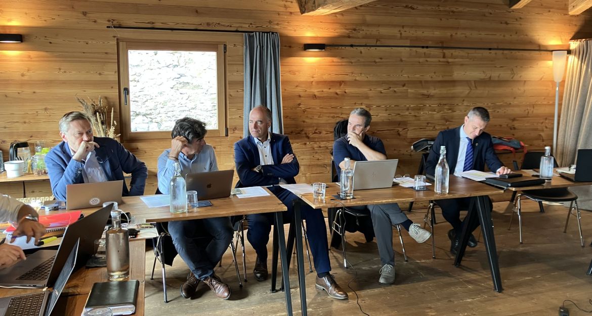 15.09.2023 Comité exécutif dell'Espace Mont-Blanc a Orsières (Valais)