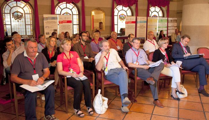 Forum des Espace Mont-Blanc : die siebenundzwanzig Partner des PIT treffen sich