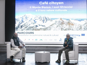 Café Citoyen - Piter Parcours - 07.07.2021 - Courmayeur - Jean Pierre Fosson e Franco Lucianaz