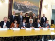 La Conférence Transfrontalière Mont-Blanc  annonce son intention de lancer le processus de candidature  du Massif du Mont-Blanc  au patrimoine mondial de l’UNESCO